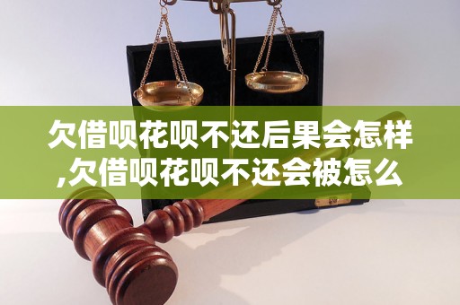 欠借呗花呗不还后果会怎样,欠借呗花呗不还会被怎么处理