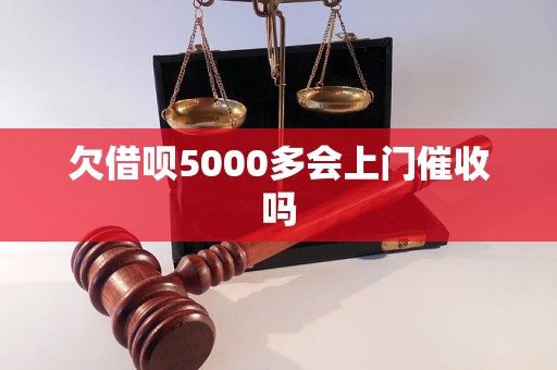 欠借呗5000多会上门催收吗