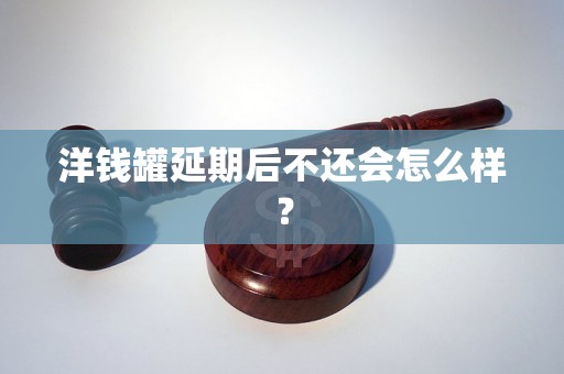 洋钱罐延期后不还会怎么样？