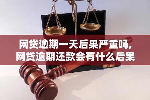 网贷逾期一天后果严重吗,网贷逾期还款会有什么后果