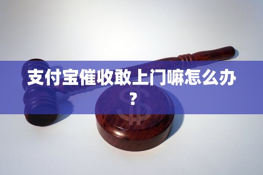 支付宝催收敢上门嘛怎么办？