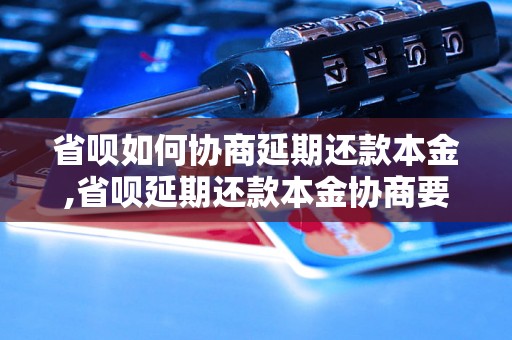 省呗如何协商延期还款本金,省呗延期还款本金协商要注意什么