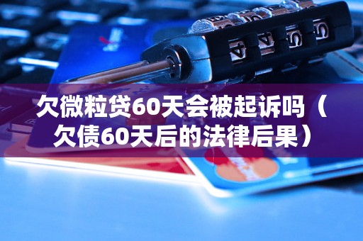 欠微粒贷60天会被起诉吗（欠债60天后的法律后果）