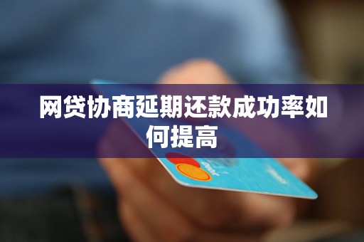 网贷协商延期还款成功率如何提高