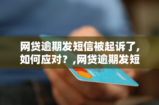 网贷逾期发短信被起诉了,如何应对？,网贷逾期发短信被起诉后的解决办法