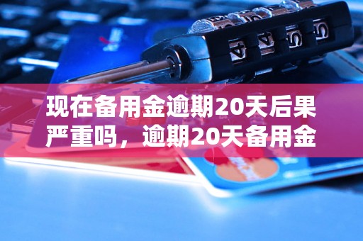 现在备用金逾期20天后果严重吗，逾期20天备用金会有什么影响