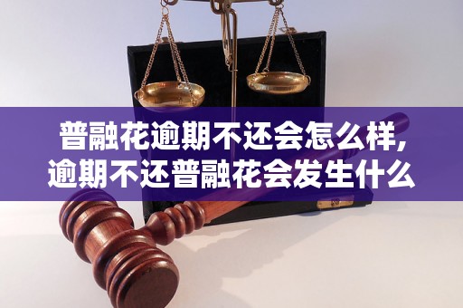 普融花逾期不还会怎么样,逾期不还普融花会发生什么情况