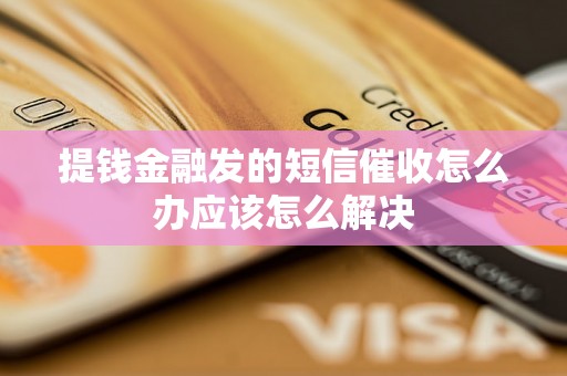 提钱金融发的短信催收怎么办应该怎么解决