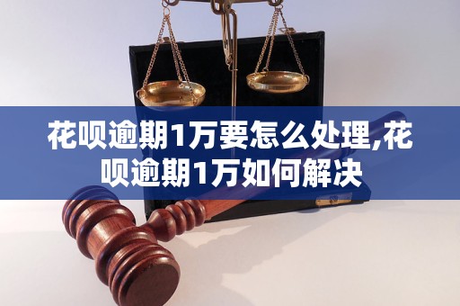 花呗逾期1万要怎么处理,花呗逾期1万如何解决