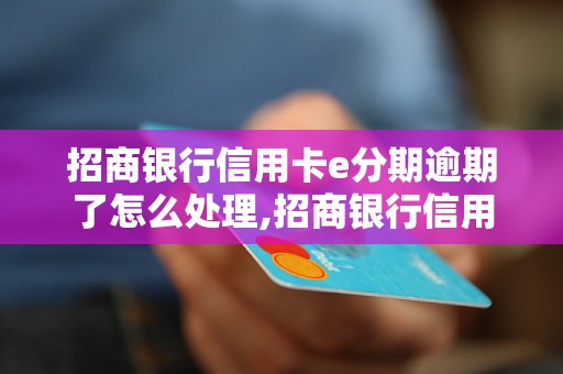 招商银行信用卡e分期逾期了怎么处理,招商银行信用卡e分期逾期后的处罚措施