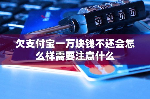 欠支付宝一万块钱不还会怎么样需要注意什么