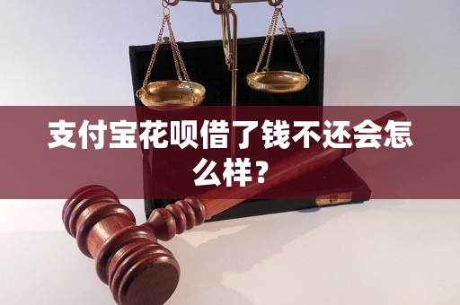 支付宝花呗借了钱不还会怎么样？