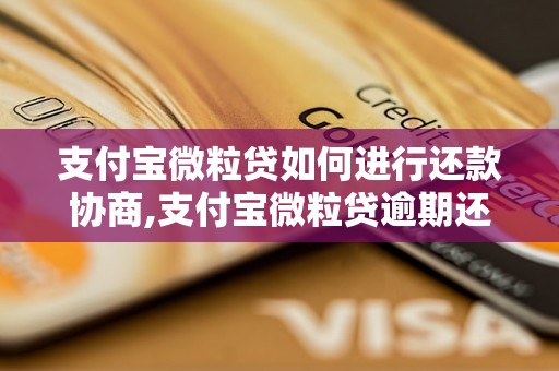 支付宝微粒贷如何进行还款协商,支付宝微粒贷逾期还款处理方法