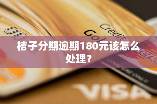 桔子分期逾期180元该怎么处理？