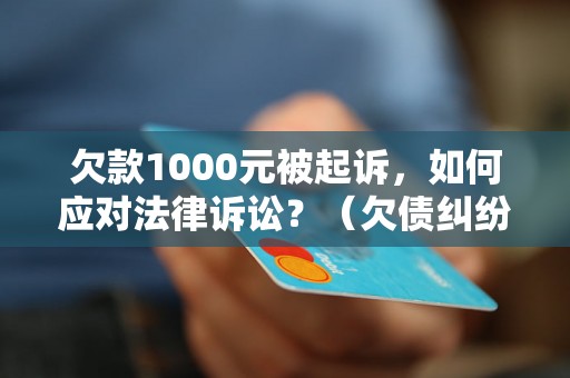 欠款1000元被起诉，如何应对法律诉讼？（欠债纠纷解决办法总结）