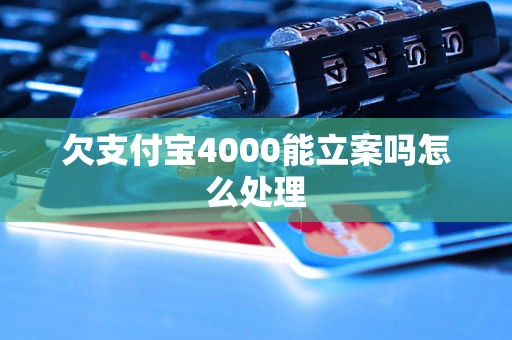 欠支付宝4000能立案吗怎么处理