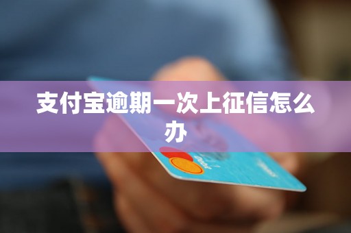 支付宝逾期一次上征信怎么办