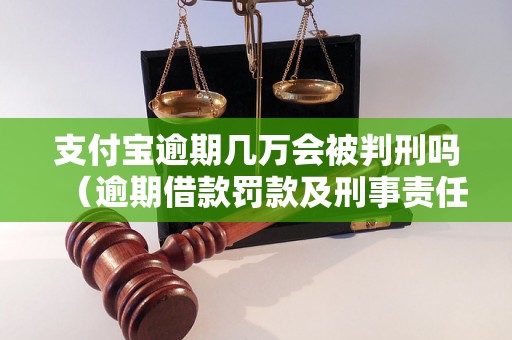 支付宝逾期几万会被判刑吗（逾期借款罚款及刑事责任）