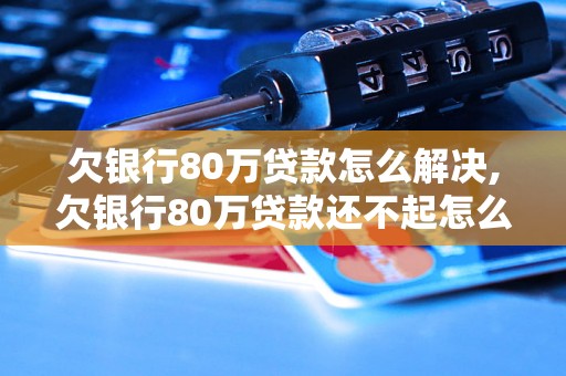 欠银行80万贷款怎么解决,欠银行80万贷款还不起怎么办