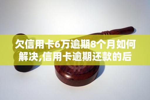 欠信用卡6万逾期8个月如何解决,信用卡逾期还款的后果和处理方法