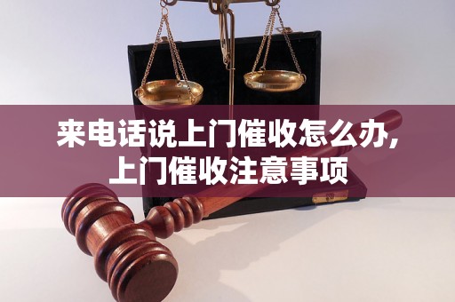 来电话说上门催收怎么办,上门催收注意事项