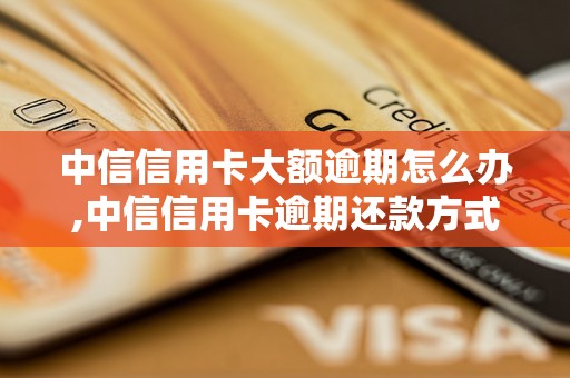 中信信用卡大额逾期怎么办,中信信用卡逾期还款方式