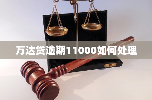 万达贷逾期11000如何处理