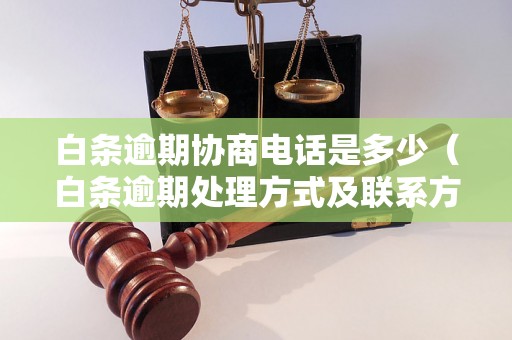 白条逾期协商电话是多少（白条逾期处理方式及联系方式）