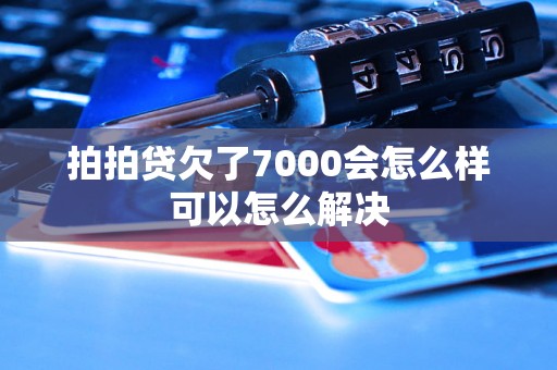 拍拍贷欠了7000会怎么样可以怎么解决