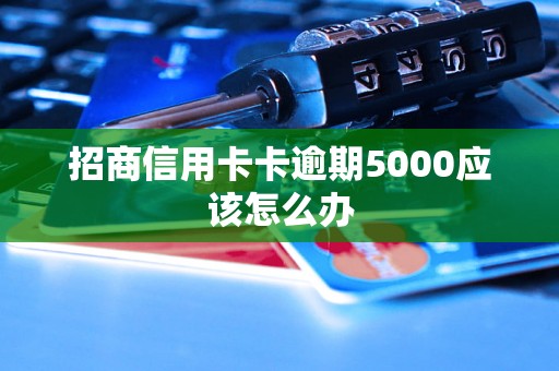 招商信用卡卡逾期5000应该怎么办