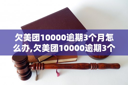 欠美团10000逾期3个月怎么办,欠美团10000逾期3个月会怎样处理