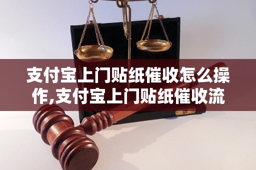 支付宝上门贴纸催收怎么操作,支付宝上门贴纸催收流程详解