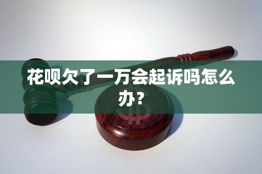 花呗欠了一万会起诉吗怎么办？