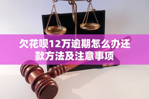 欠花呗12万逾期怎么办还款方法及注意事项