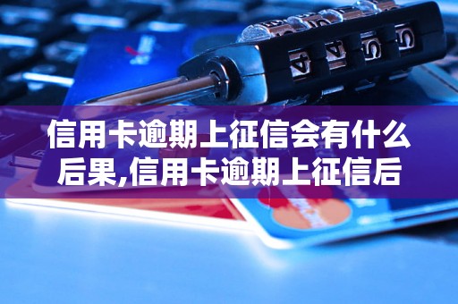 信用卡逾期上征信会有什么后果,信用卡逾期上征信后怎么办