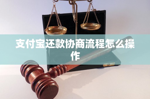 支付宝还款协商流程怎么操作