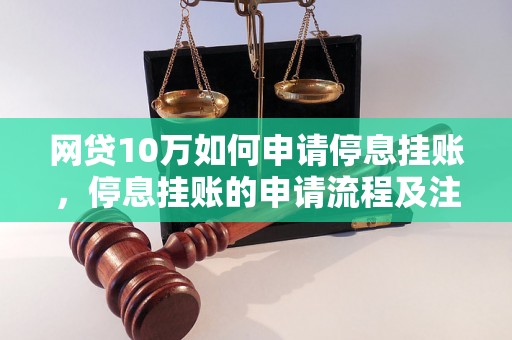 网贷10万如何申请停息挂账，停息挂账的申请流程及注意事项