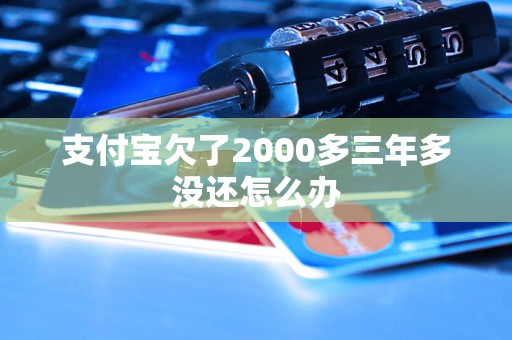 支付宝欠了2000多三年多没还怎么办