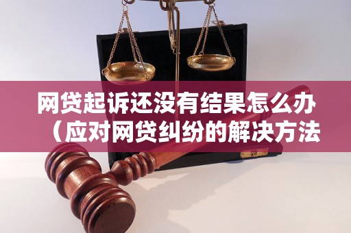 网贷起诉还没有结果怎么办（应对网贷纠纷的解决方法）