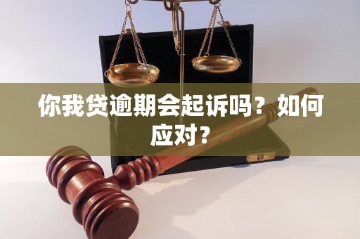 你我贷逾期会起诉吗？如何应对？