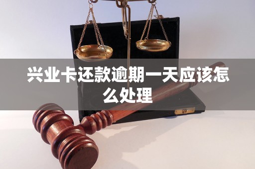 兴业卡还款逾期一天应该怎么处理