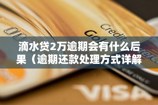 滴水贷2万逾期会有什么后果（逾期还款处理方式详解）