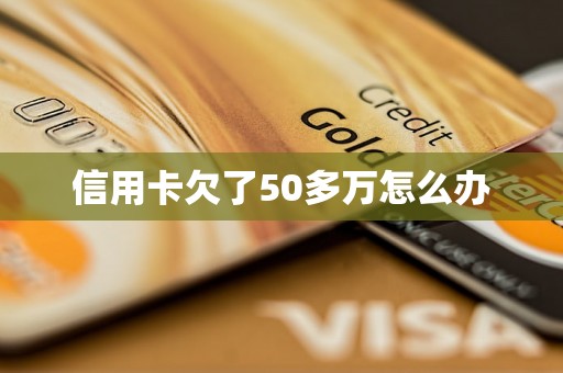 信用卡欠了50多万怎么办