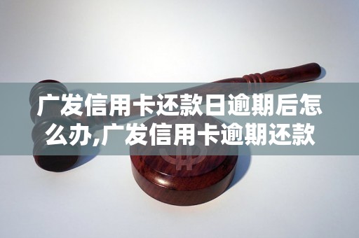 广发信用卡还款日逾期后怎么办,广发信用卡逾期还款后的处罚措施