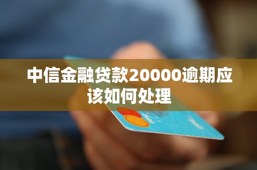 中信金融贷款20000逾期应该如何处理