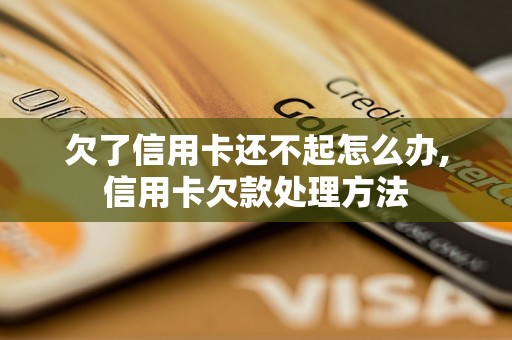 欠了信用卡还不起怎么办,信用卡欠款处理方法