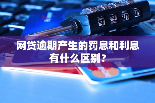 网贷逾期产生的罚息和利息有什么区别？