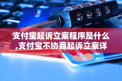 支付宝起诉立案程序是什么,支付宝不协商起诉立案详解