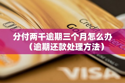 分付两千逾期三个月怎么办（逾期还款处理方法）
