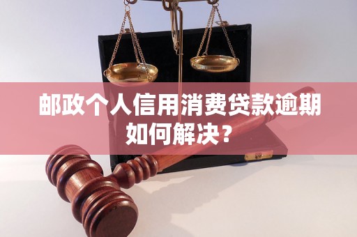 邮政个人信用消费贷款逾期如何解决？